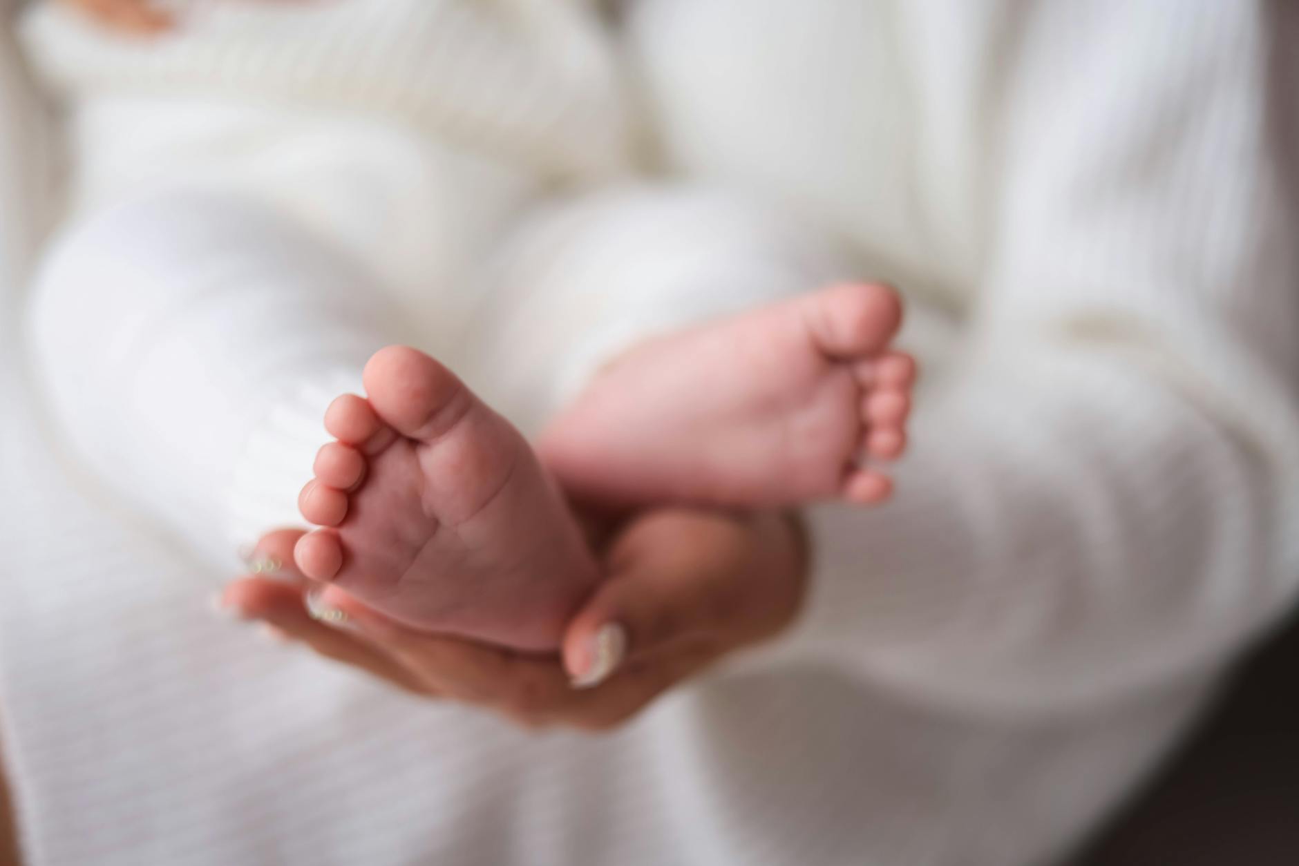 photo of a baby s feet